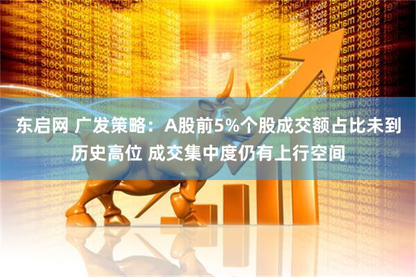 东启网 广发策略：A股前5%个股成交额占比未到历史高位 成交集中度仍有上行空间